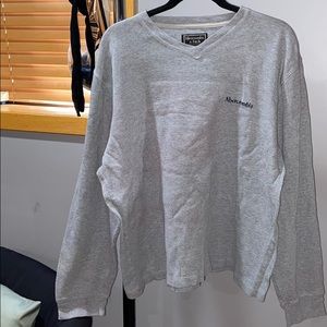 Abercrombie grey sweater